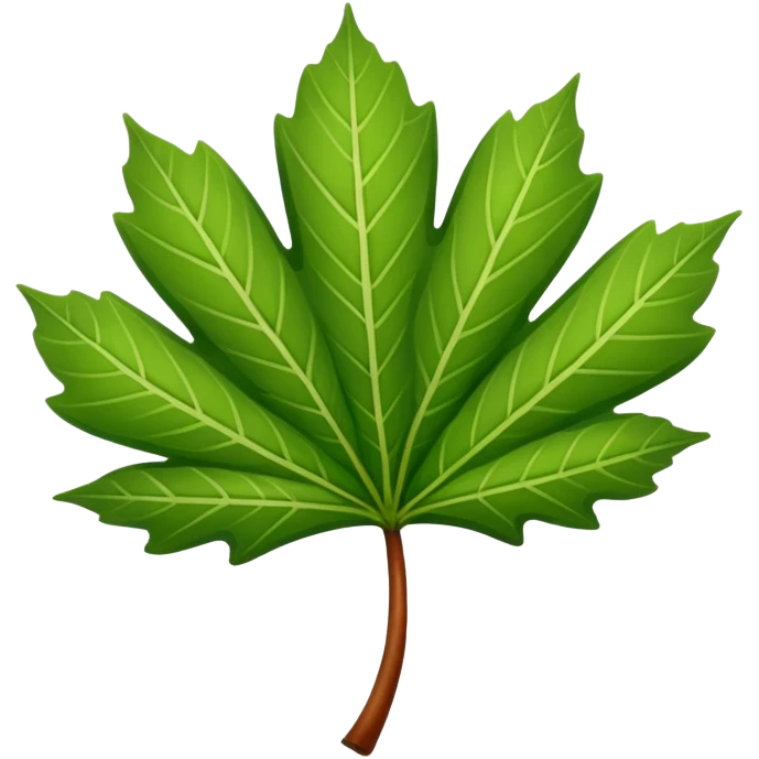 chestnut leaf emoji