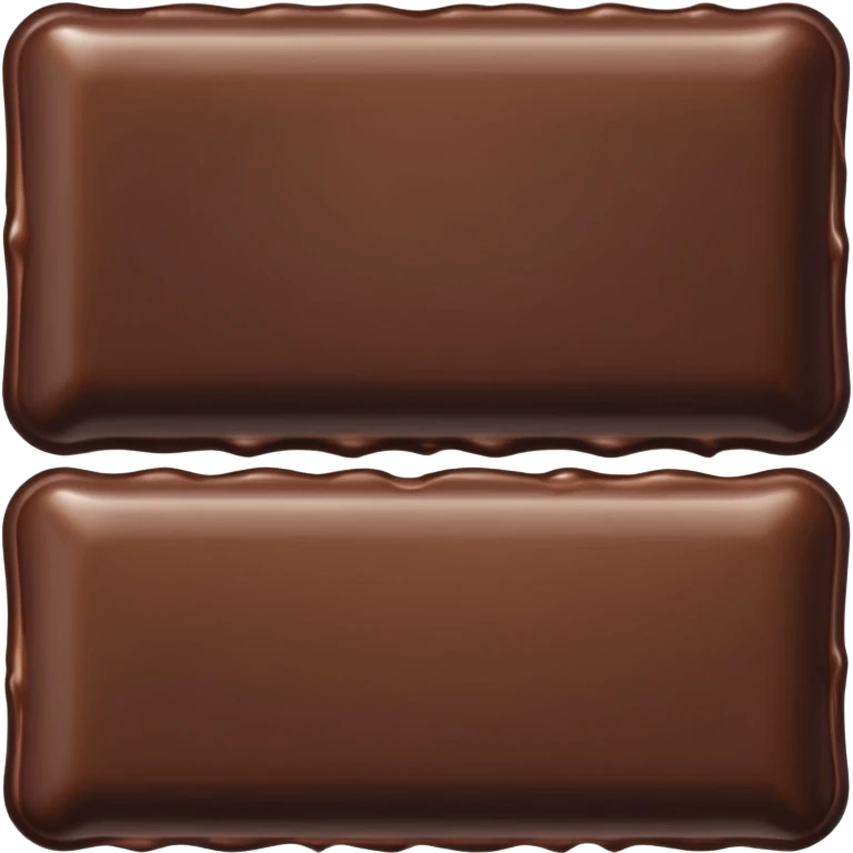 E from chocolate emoji