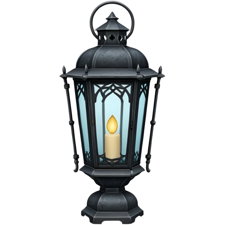 Black gothic lantern emoji