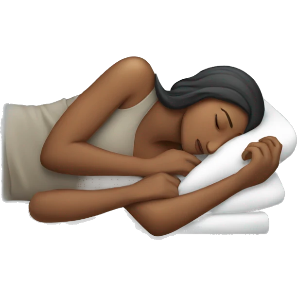 Woman sleeping emoji