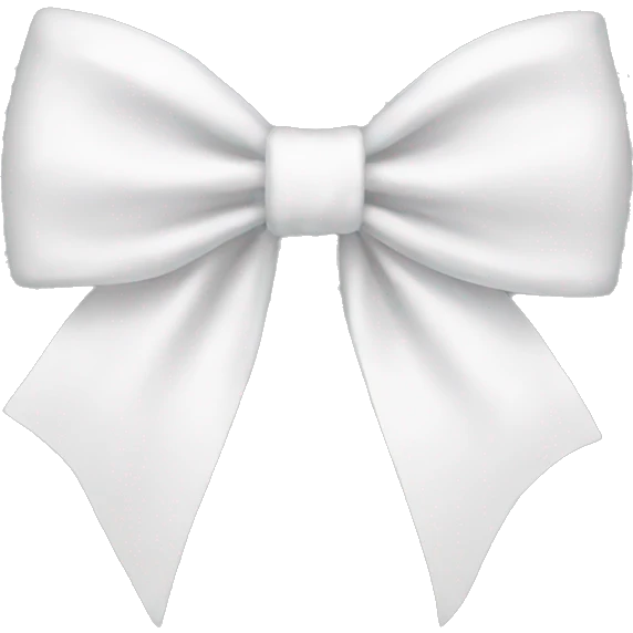 white bow emoji