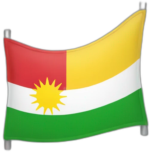 Kurdish flag emoji