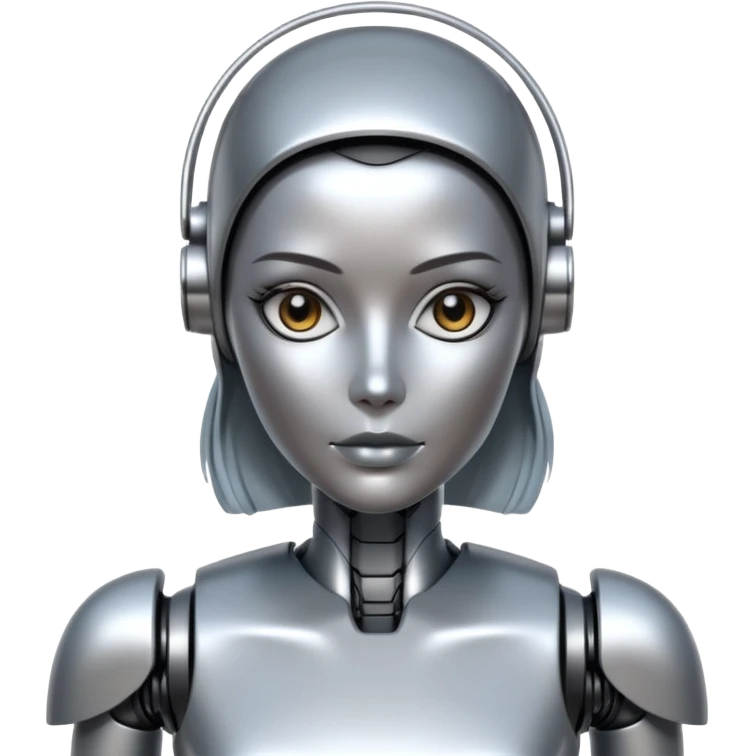 زن رباتی emoji