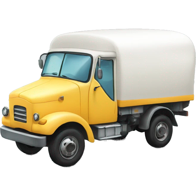 milk truck 2d with the work milk emoji