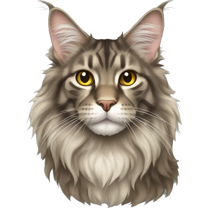 Maine Coon Cat Breed Full Body emoji