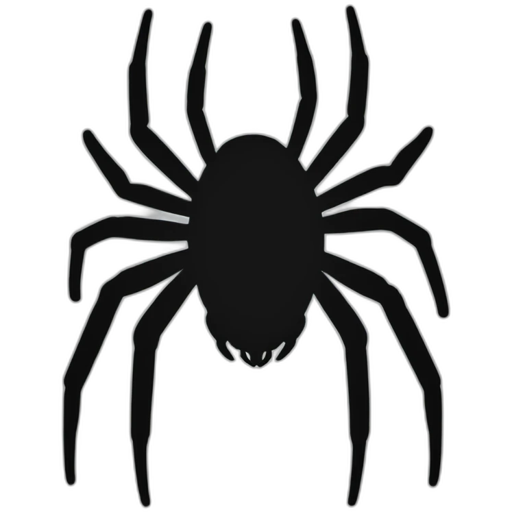 Black Spider Silouhette emoji