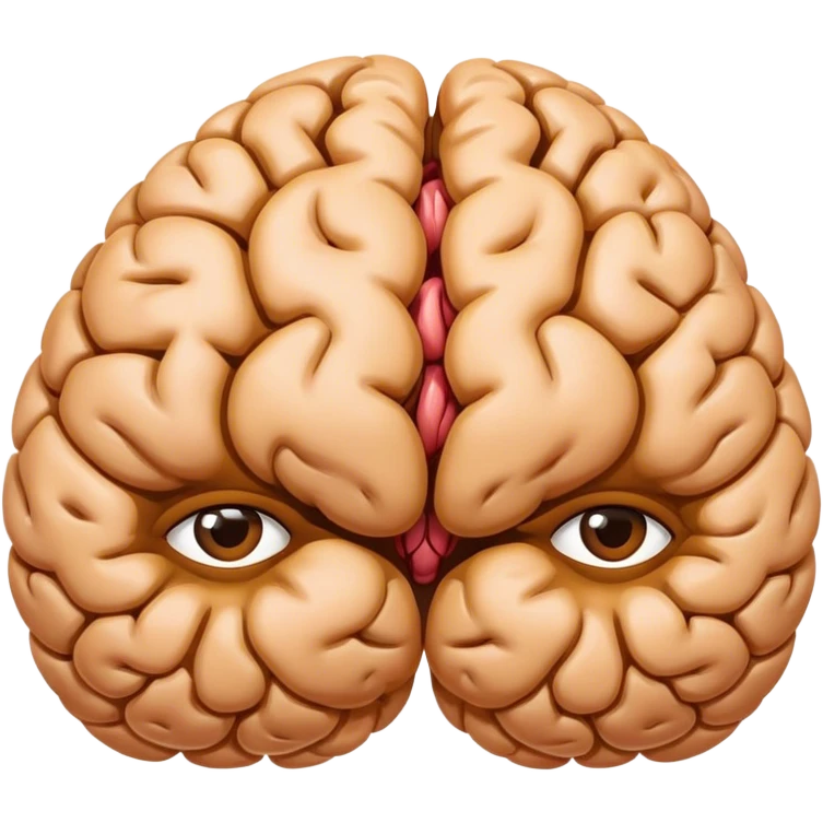 Two brains merging emoji