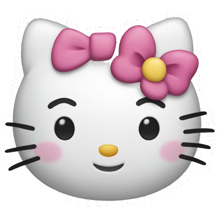 Hello Kitty  happy emoji
