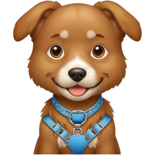 A dog with brackets  emoji