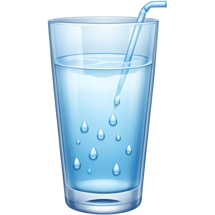 freezing glass of water emoji
