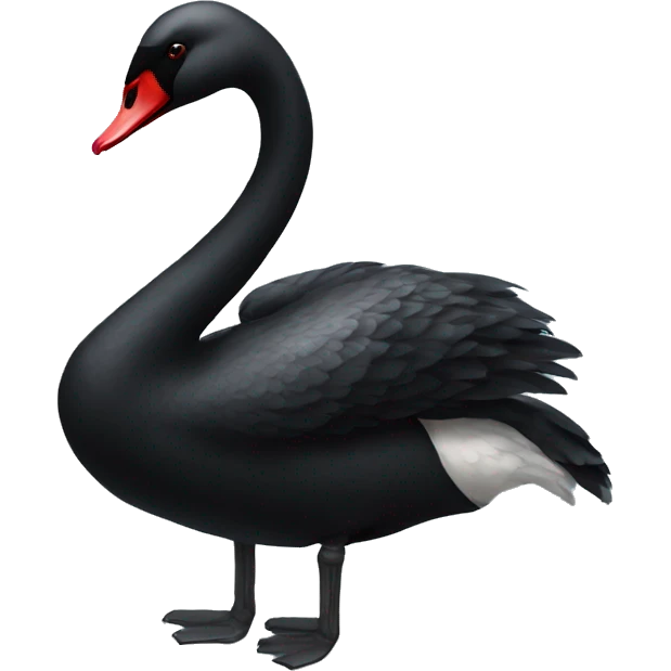 Black swan emoji