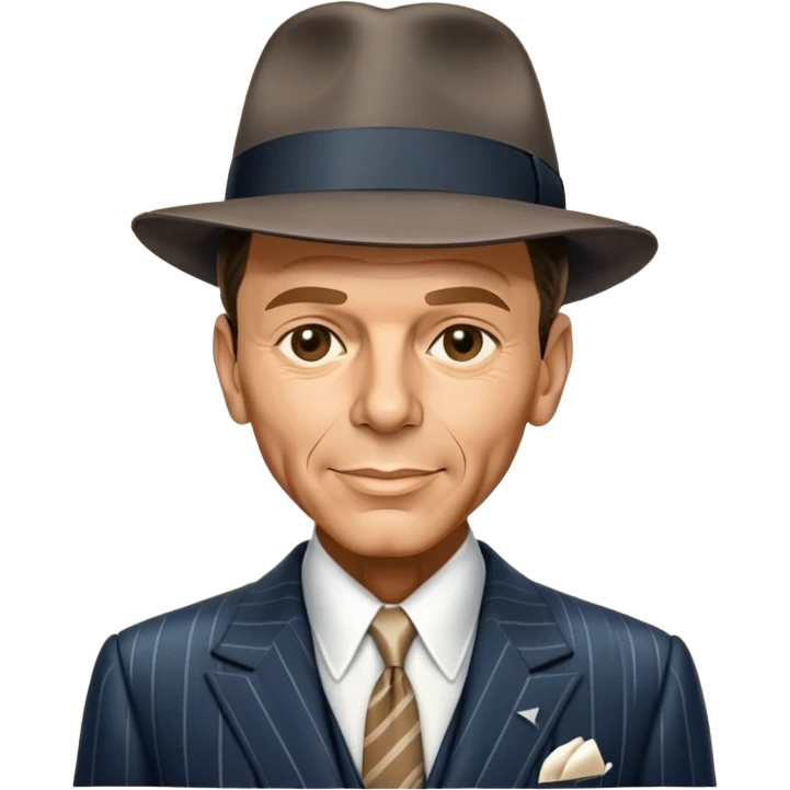 frank sinatatra pinstripe gangster emoji