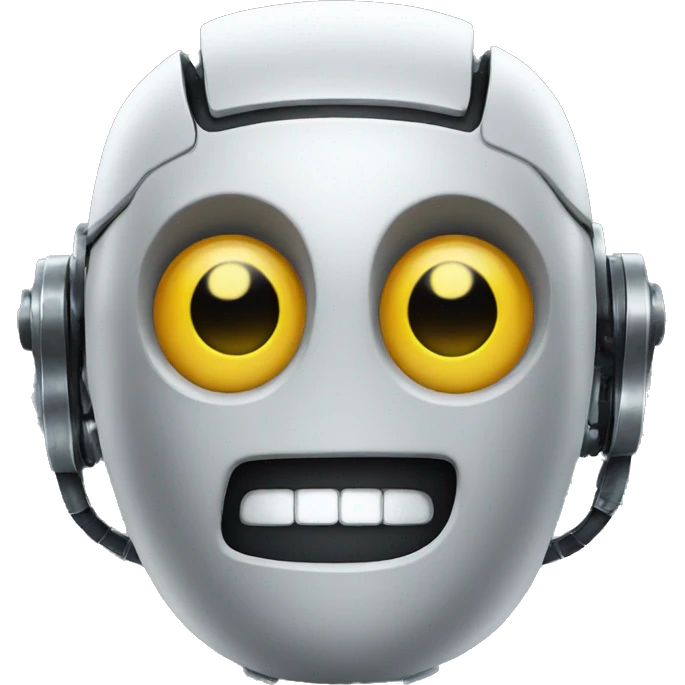 robot head smiley emoji