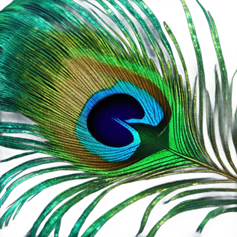 peacock feather emoji
