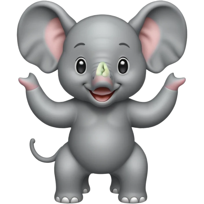 Design a dancing elephant emoji emoji