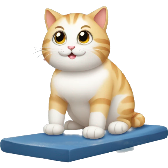 cat at the gym emoji