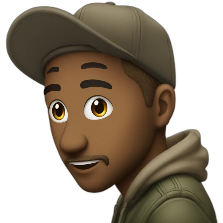 Le signe du rappeur français Jul  emoji