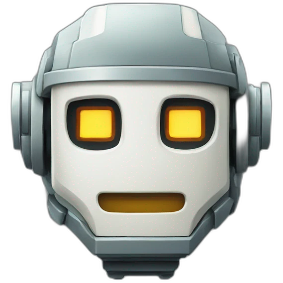 pixelated robot emoji