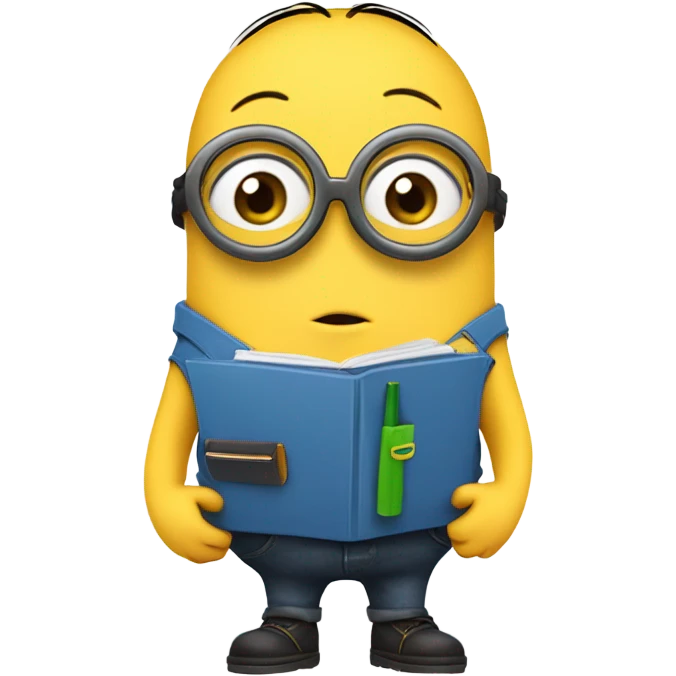 Minion student$ emoji