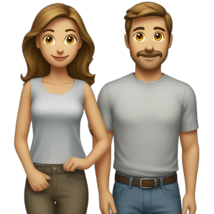 un-couple-qui-comporte-un-homme-et-une-femme emoji