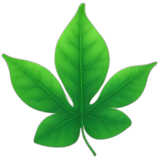 Biology Symbol leaf emoji