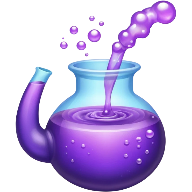 purple potion and effect emoji