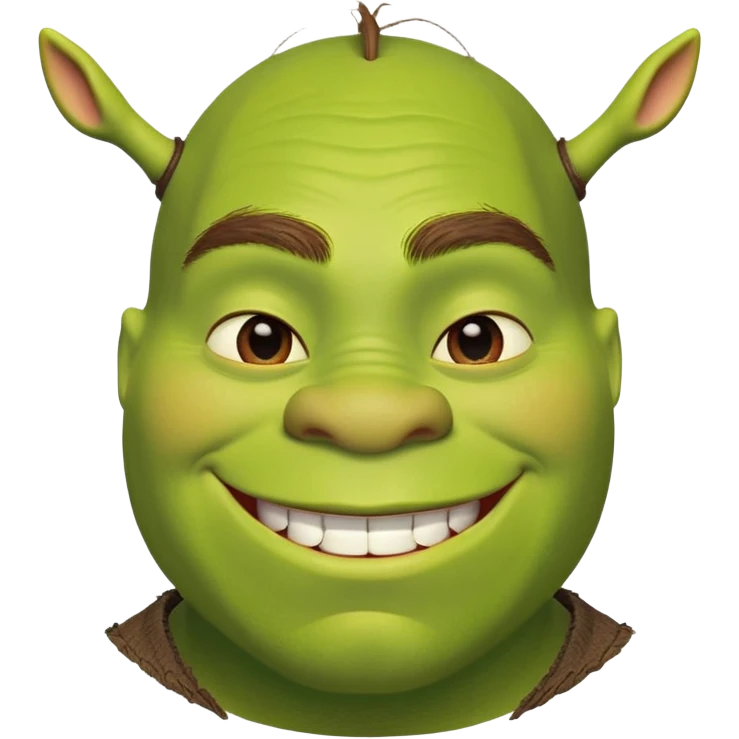 shrek smiling  emoji