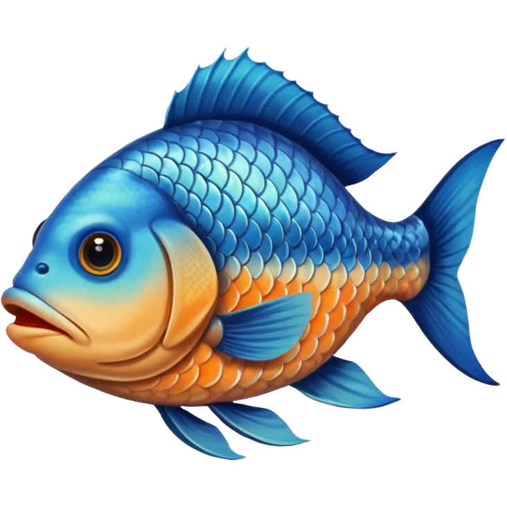a fish with human face emoji
