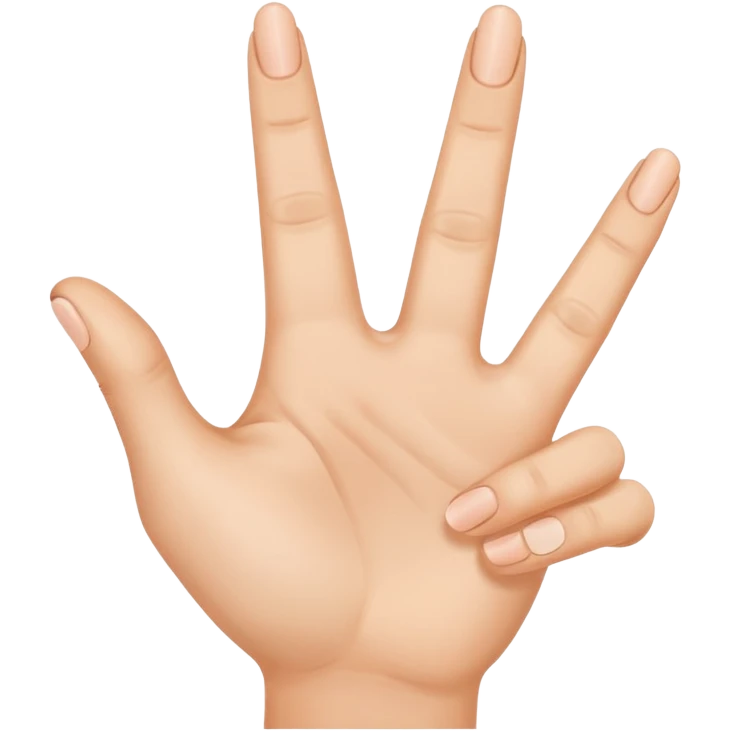 three-finger salute emoji