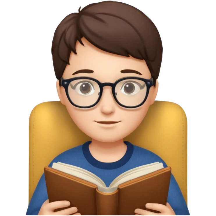 Book worm emoji