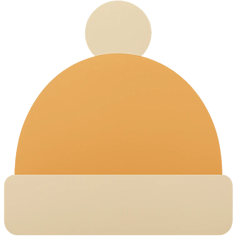 wool hat emoji