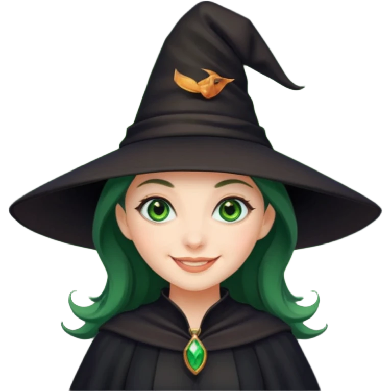 cute witch emoji