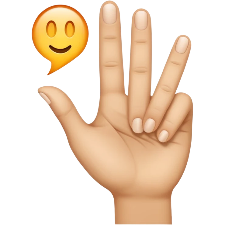 Contar con los dedos (dos) emoji