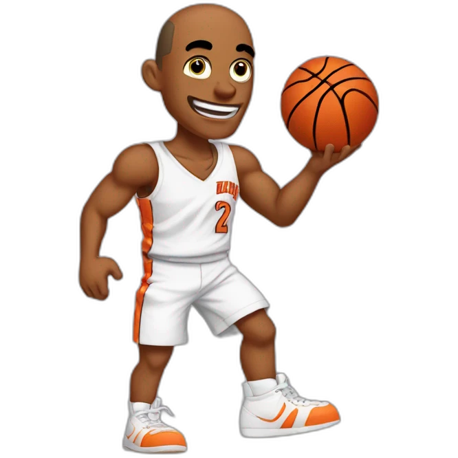 dexter from dexter's lab playing basketball emoji