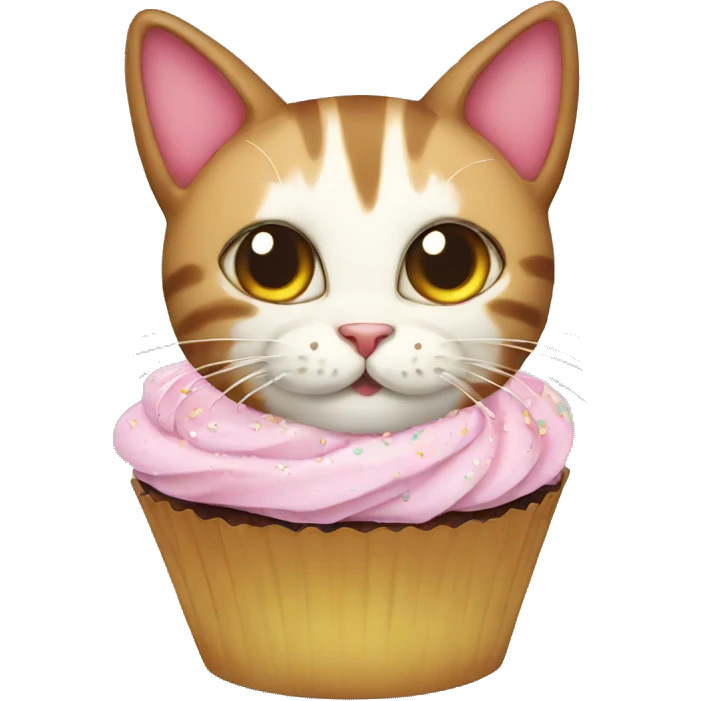 cupcake cat emoji