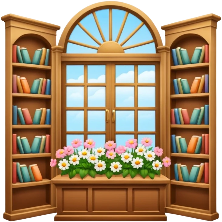 Soft floral library  emoji