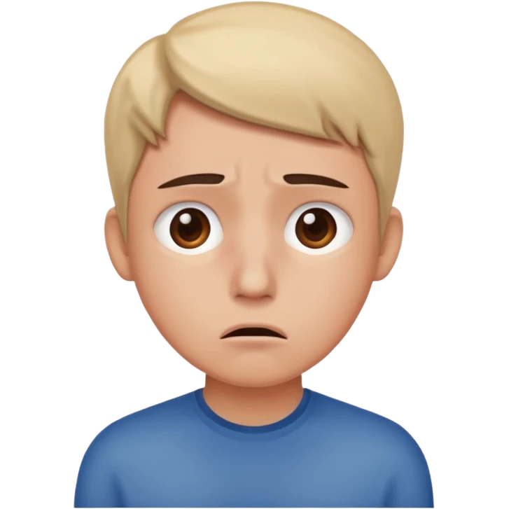 Worried emoji