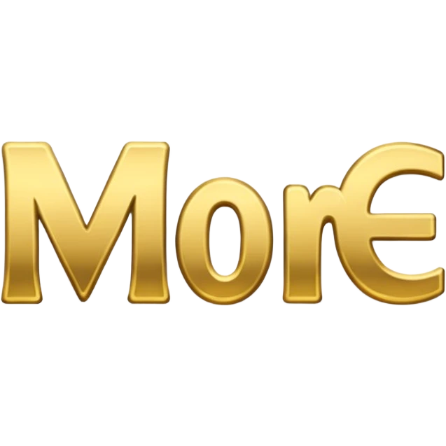 the word "more" emoji