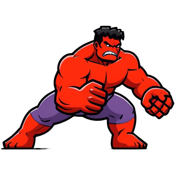 Red Hulk emoji