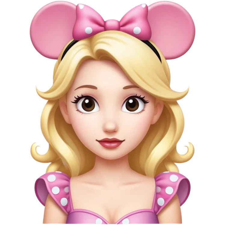 Fairy with Minnie Mouse ears  emoji