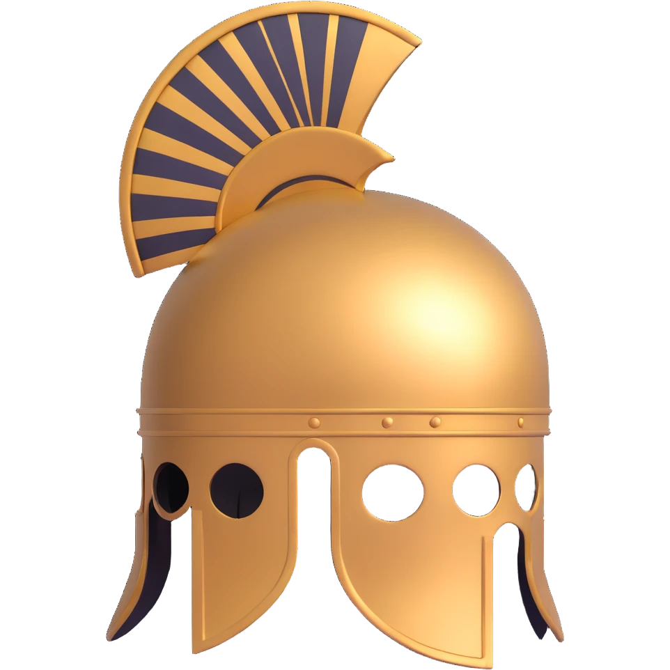 Athenian helmet emoji