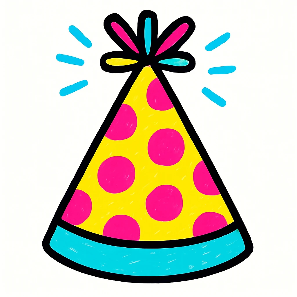 party hat emoji