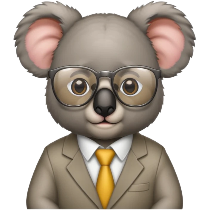 Koala con Bogotá y gafas  emoji