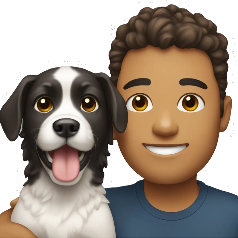 Me and my dog  emoji