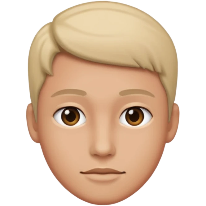 une personne vu de 3/4 emoji