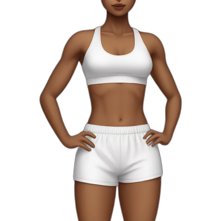 Fit girl body emoji