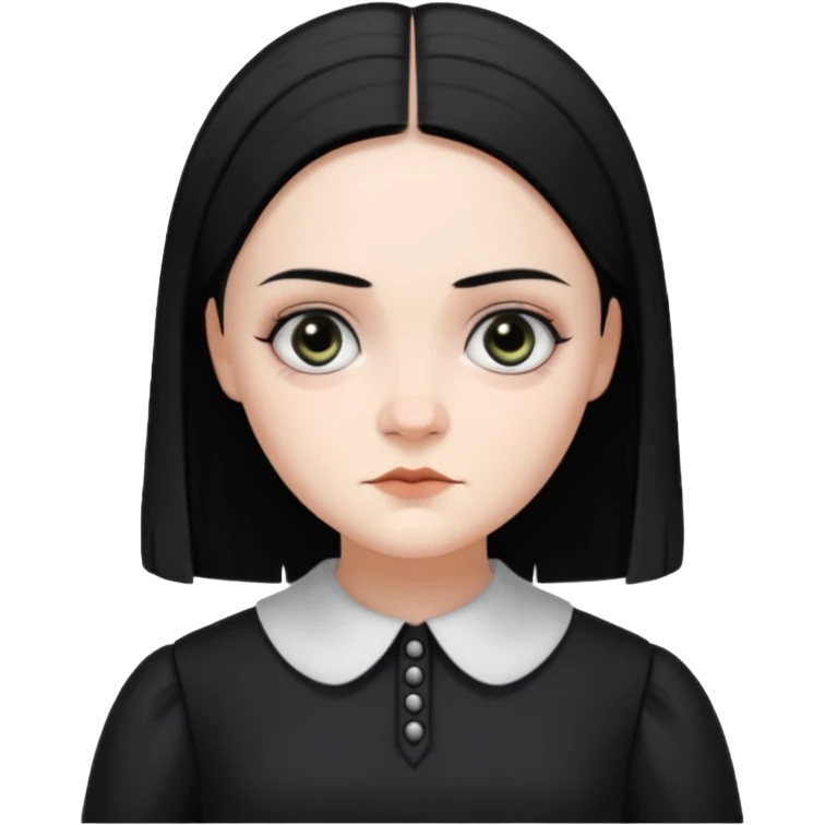 Mercredi addams  emoji
