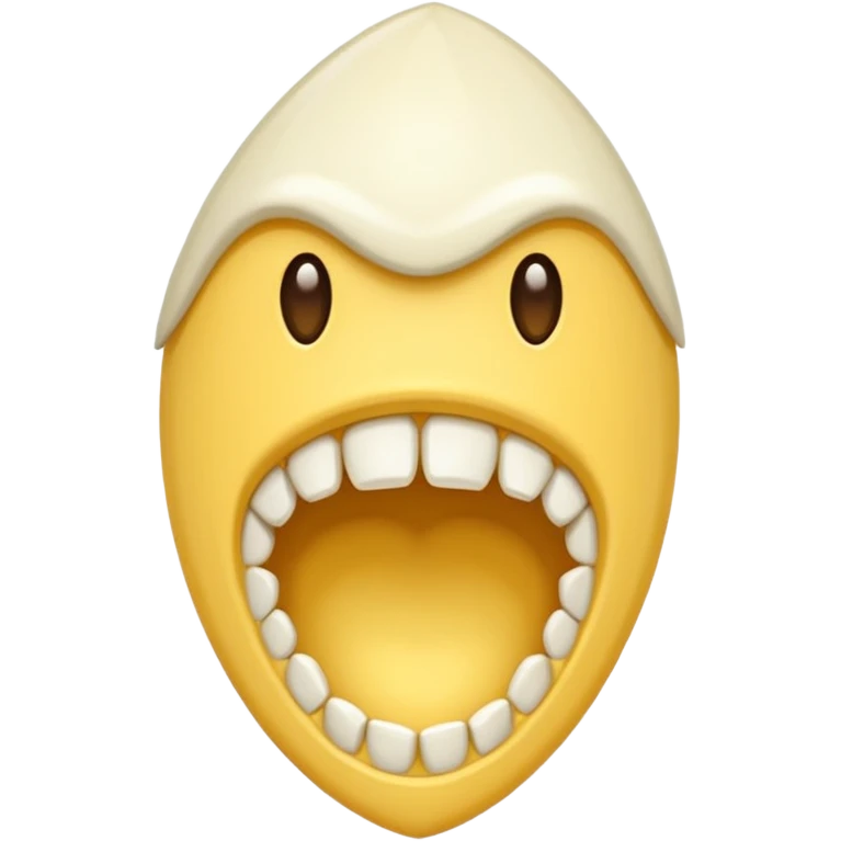 Sharp fang tooth only emoji