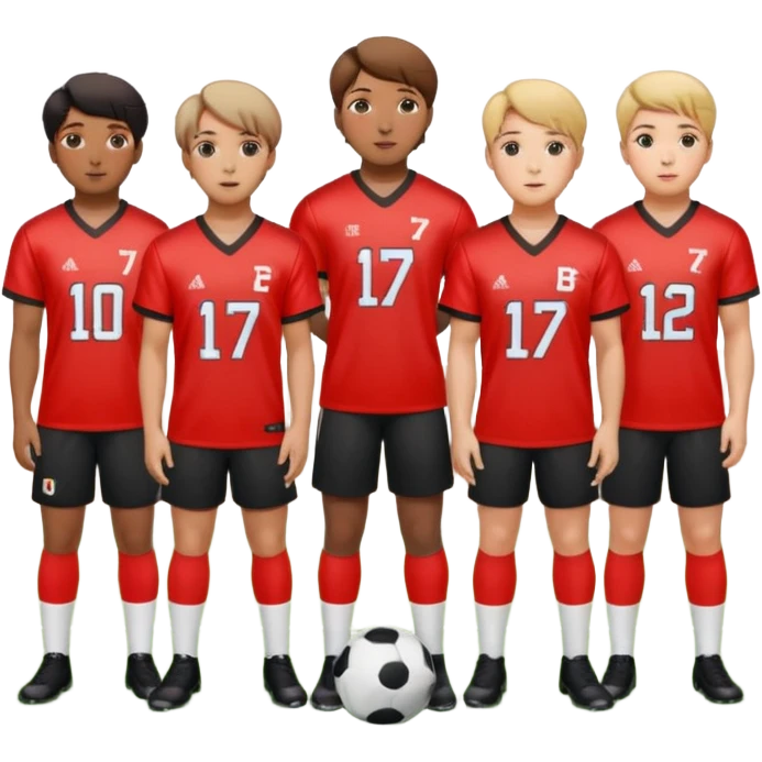 make bts doing 67 emoji