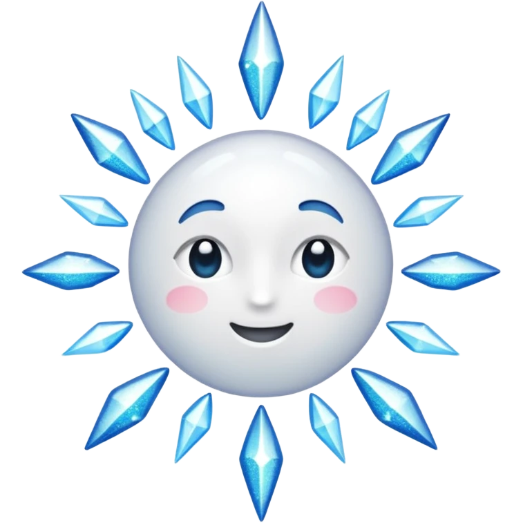 glitter white symbol of health + emoji